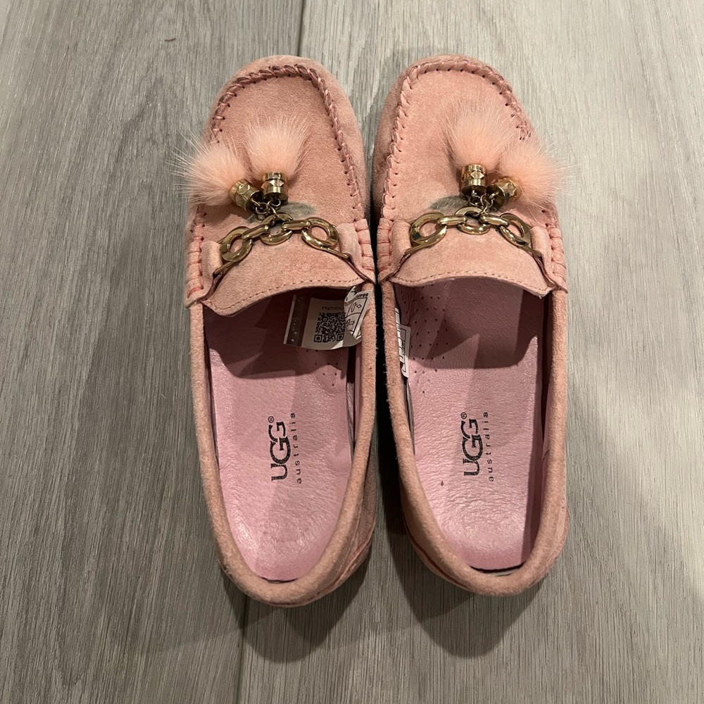UGG pink suede loafer size 36